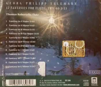 CD Georg Philipp Telemann: Twelve Fantasies For Flute