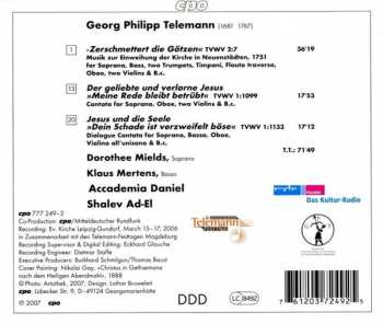 CD Georg Philipp Telemann: Zerschmettert Die Götzen (Cantatas)