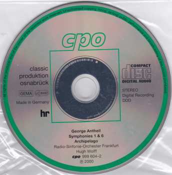 CD Radio-Sinfonie-Orchester Frankfurt: Symphonies 1 & 6