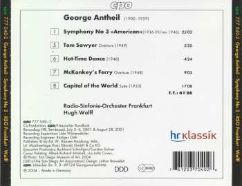 CD Radio-Sinfonie-Orchester Frankfurt: Symphony No 3 »American«
