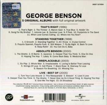 5CD/Set di cofanetti George Benson: 5 Original Albums