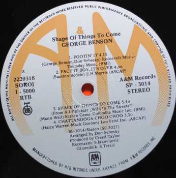LP George Benson: Shape Of Things To Come