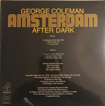 LP George Coleman: Amsterdam After Dark CLR | LTD
