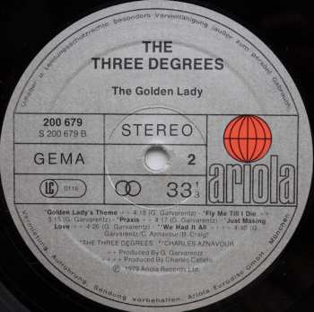 LP Georges Garvarentz: The Golden Lady - Original Soundtrack Recording