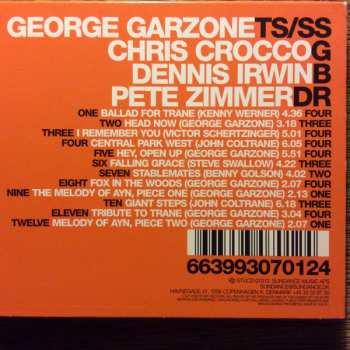 CD George Garzone: One Two Three Four