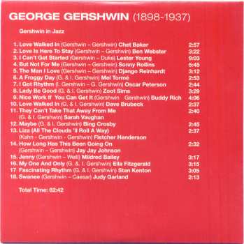 10CD/Set di cofanetti George Gershwin: 1898-1937