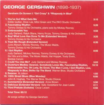 10CD/Set di cofanetti George Gershwin: 1898-1937