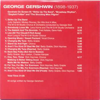 10CD/Set di cofanetti George Gershwin: 1898-1937