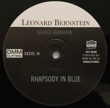 LP Leonard Bernstein: Piano And Conductor: An American In Paris / Rhapsody In Blue