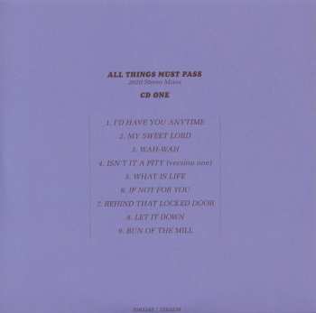 5CD/Set di cofanetti/Blu-ray George Harrison: All Things Must Pass (50th Anniversary) DLX