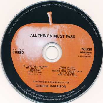 5CD/Set di cofanetti/Blu-ray George Harrison: All Things Must Pass (50th Anniversary) DLX