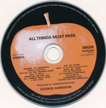 5CD/Set di cofanetti/Blu-ray George Harrison: All Things Must Pass (50th Anniversary) DLX
