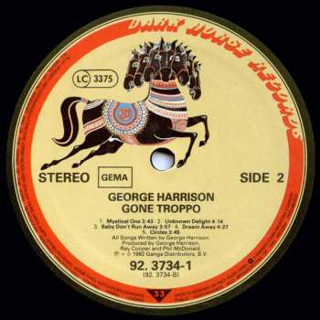 LP George Harrison: Gone Troppo