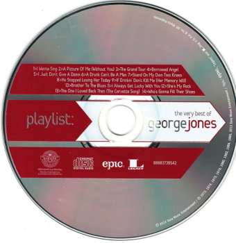 CD George Jones: Playlist: The Very Best Of George Jones