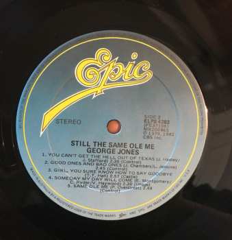 LP George Jones: Still The Same Ole Me