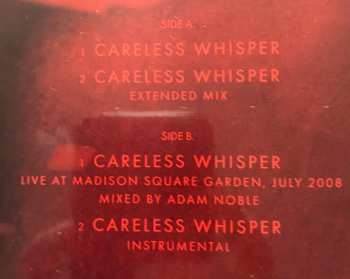 LP George Michael: Careless Whisper PIC