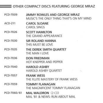 CD George Mraz Trio: Plucking And Bowing