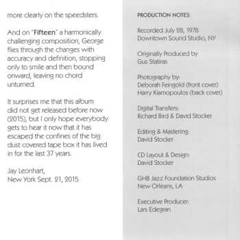 CD George Mraz Trio: Plucking And Bowing