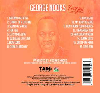 CD George Nooks: For You