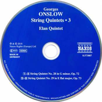 CD George Onslow: String Quintets • 3  