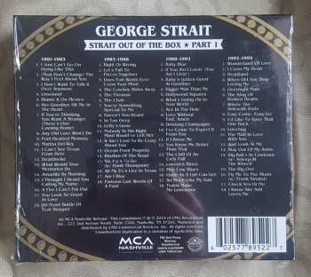 4CD/Set di cofanetti George Strait: Strait Out Of The Box: Part 1