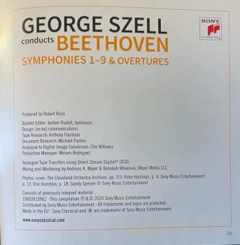 7CD/Set di cofanetti Ludwig van Beethoven: Symphonies 1-9 & Overtures (The Remastered Stereo Recordings)