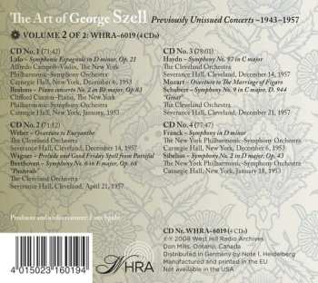 4CD/Set di cofanetti George Szell: The Art Of George Szell: Previously Unissued Concerts, 1943-1957. Vol. 1 of 2