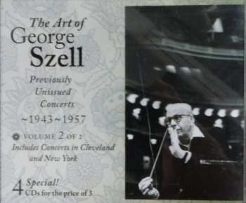 4CD/Set di cofanetti George Szell: The Art Of George Szell: Previously Unissued Concerts, 1943-1957. Vol. 1 of 2