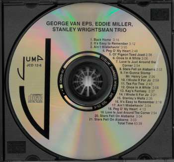 CD George Van Eps: Jump Presents: George Van Eps And The Eddie Miller - George Van Eps - Stan Wrightsman Trio