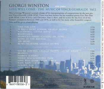CD George Winston: Love Will Come - The Music Of Vince Guaraldi Volume 2