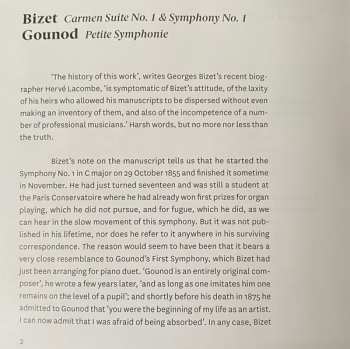 CD Georges Bizet: Carmen Suite No. 1 & Symphony No. 1 / Petite Symphonie