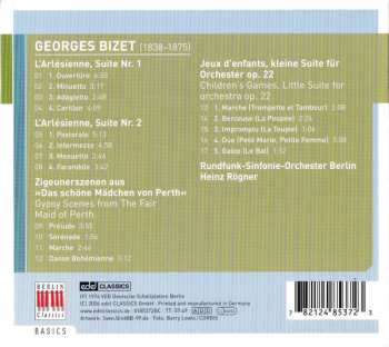 CD Georges Bizet: L'Arlésienne-Suiten / Jeux d'enfants / Zigeunerszenen (Gypsy Scenes)