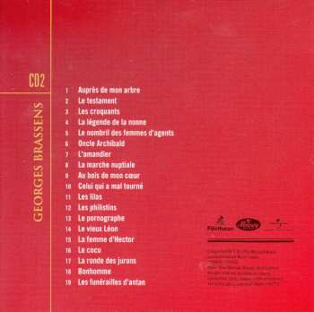 5CD/Set di cofanetti Georges Brassens: L'Album De Sa Vie LTD