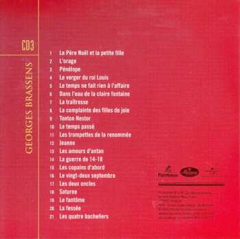 5CD/Set di cofanetti Georges Brassens: L'Album De Sa Vie LTD