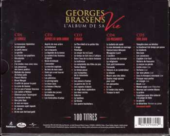 5CD/Set di cofanetti Georges Brassens: L'Album De Sa Vie LTD