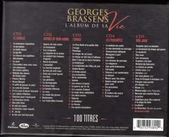5CD/Set di cofanetti Georges Brassens: L'Album De Sa Vie LTD