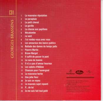 5CD/Set di cofanetti Georges Brassens: L'Album De Sa Vie LTD