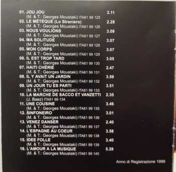 CD Georges Moustaki: The Best Of