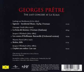 CD Georges Prêtre: The Last Concert At La Scala