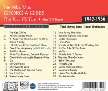 CD Georgia Gibbs: The Kiss Of Fire 