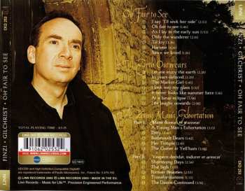 CD James Gilchrist: Oh Fair To See - Song Cycles For Tenor & Piano By Gerald Finzi