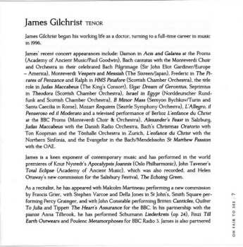 CD James Gilchrist: Oh Fair To See - Song Cycles For Tenor & Piano By Gerald Finzi