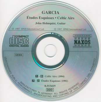 CD John Holmquist: Études Esquisses / Celtic Airs