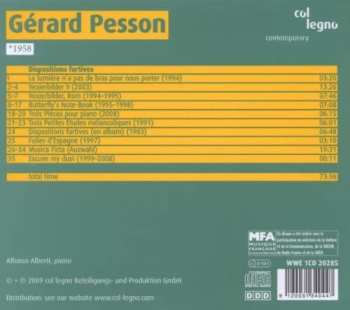 CD Gérard Pesson: Dispositions Furtives