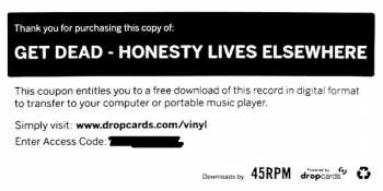 LP Get Dead: Honesty Lives Elsewhere