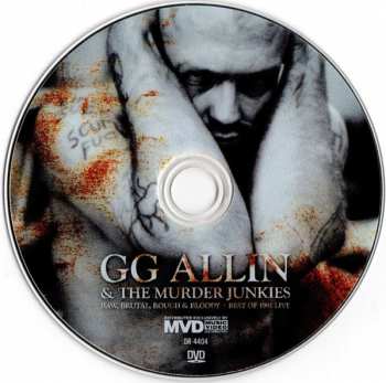 DVD GG Allin & The Murder Junkies: Raw, Brutal, Rough & Bloody - Best Of 1991 Live