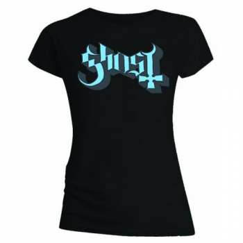 Merch Ghost: Donne Maglietta Blue/grey Keyline Logo Ghost 