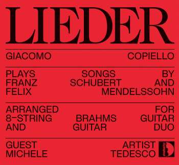 Album Giacomo Copiello: Lieder