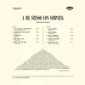 LP Giacomo Dell'Orso: A Me Stesso Con Simpatia LTD | NUM