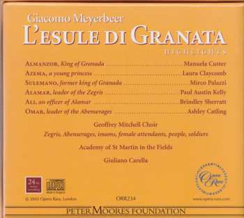 CD/Set di cofanetti Giacomo Meyerbeer: L'esule Di Granata (Highlights)